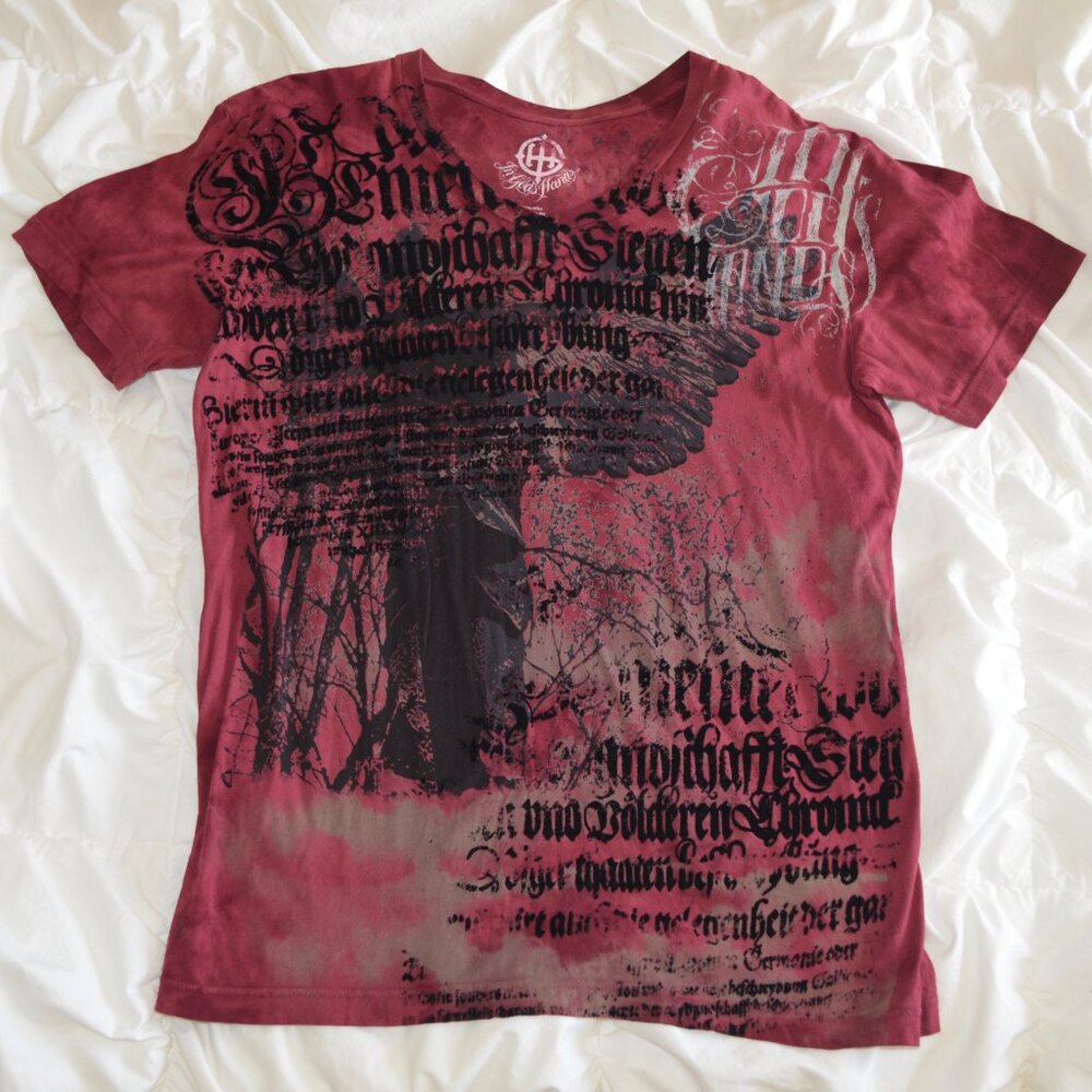 Custom In Gods Hands Brand Men's Deep V T-Shirt